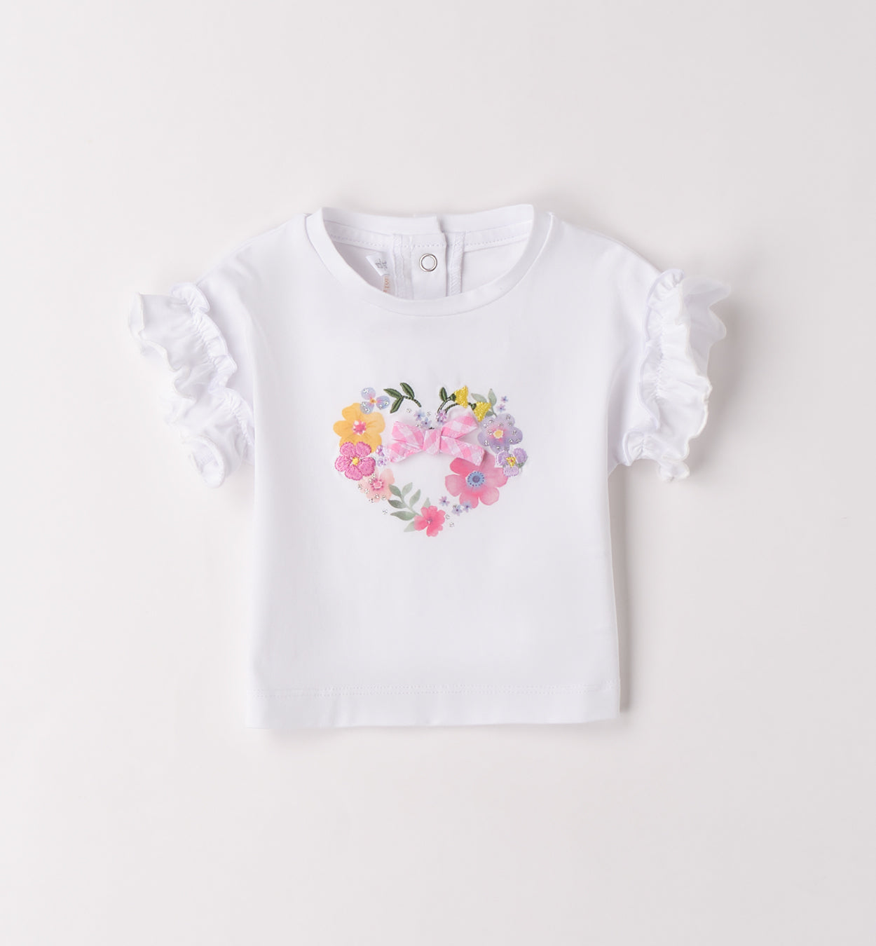 Minibanda T-Shirt mit Druck und Volantärmel