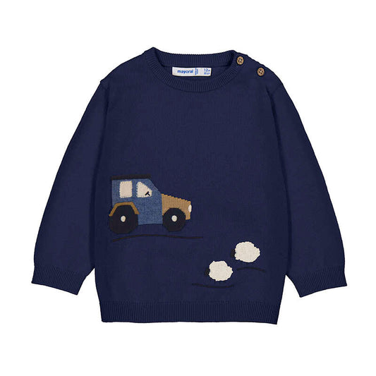 Mayoral "Pullover" mit Aplikation - Blau