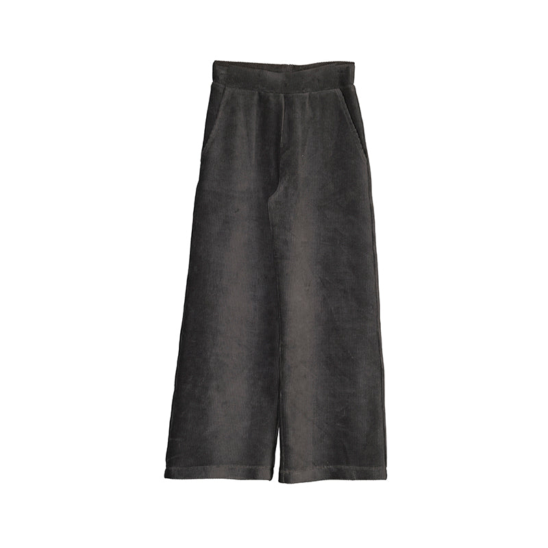 Mayoral Cordhose mit geradem weitem Bein - Grau