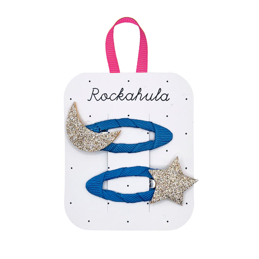 Rockahula Kids "Haarspangen Mond/Stern"