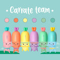 Bild in Galerie-Betrachter laden, Mini-Textmarker im 6er-Set - Carrate Team
