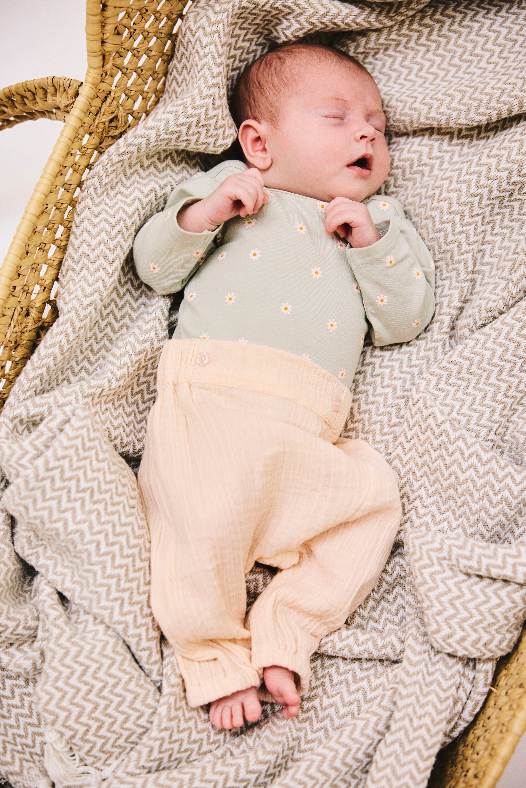 Hust & Claire Body langarm Bam - Green Foam