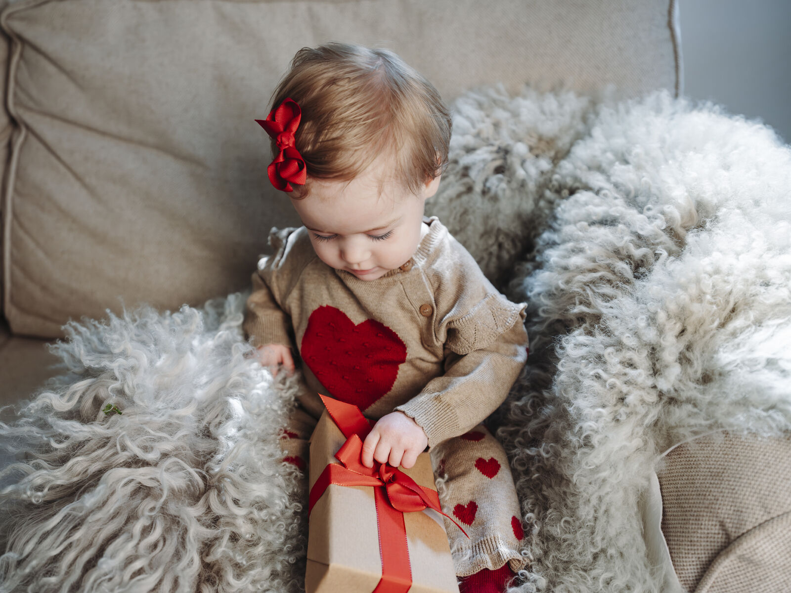 Hust & Claire "Pullover" mit Herz - Biscuit