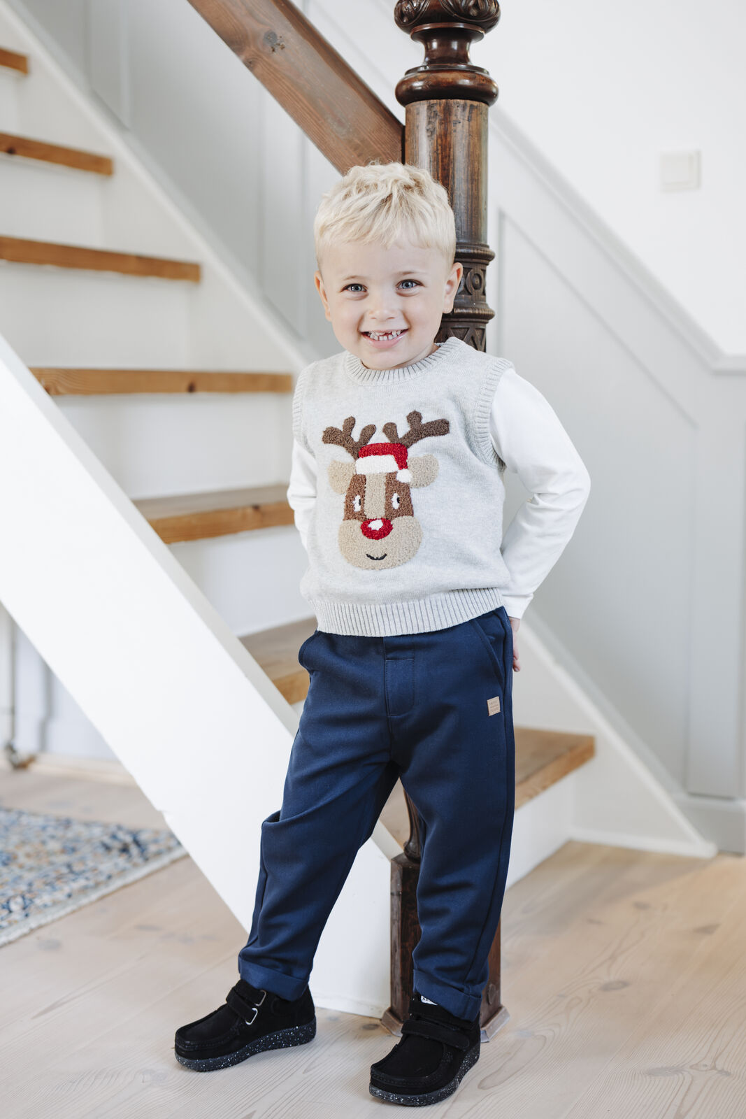 Hust & Claire "Pullunder" - Soft Grey Melange