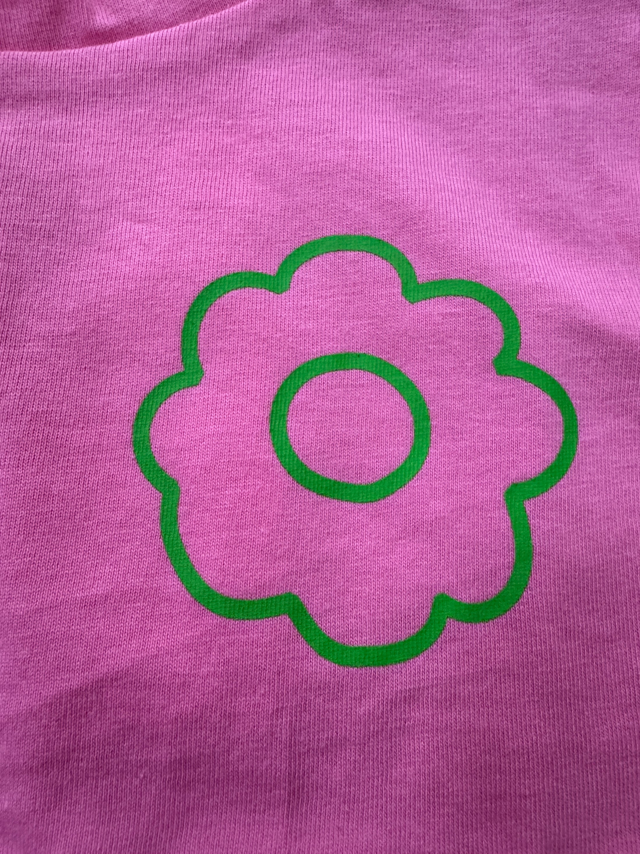 Mini Rebels T-Shirt mit Druck - Pink