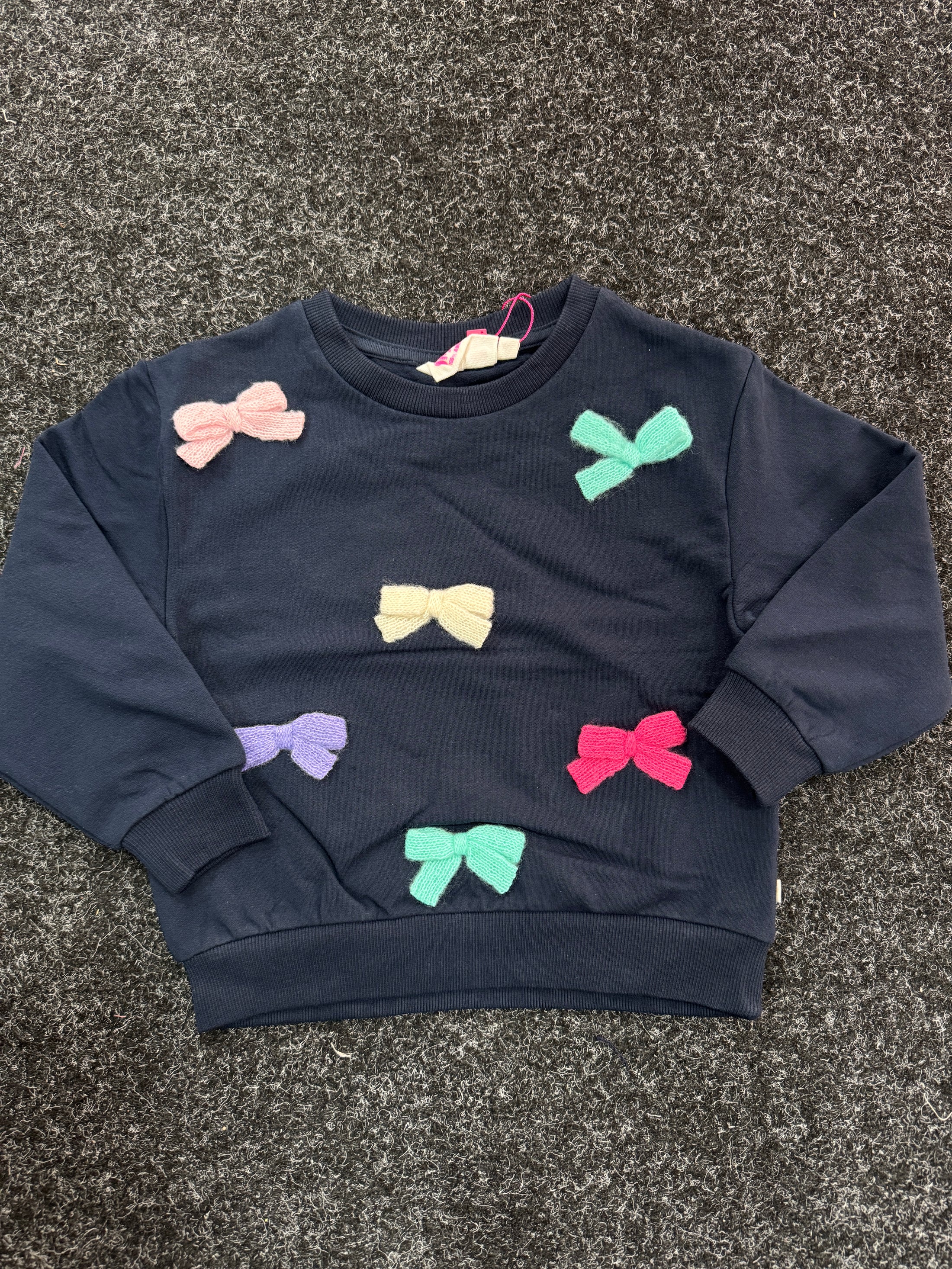 Someone "Sweatshirt" mit Schleifen - Navyblau