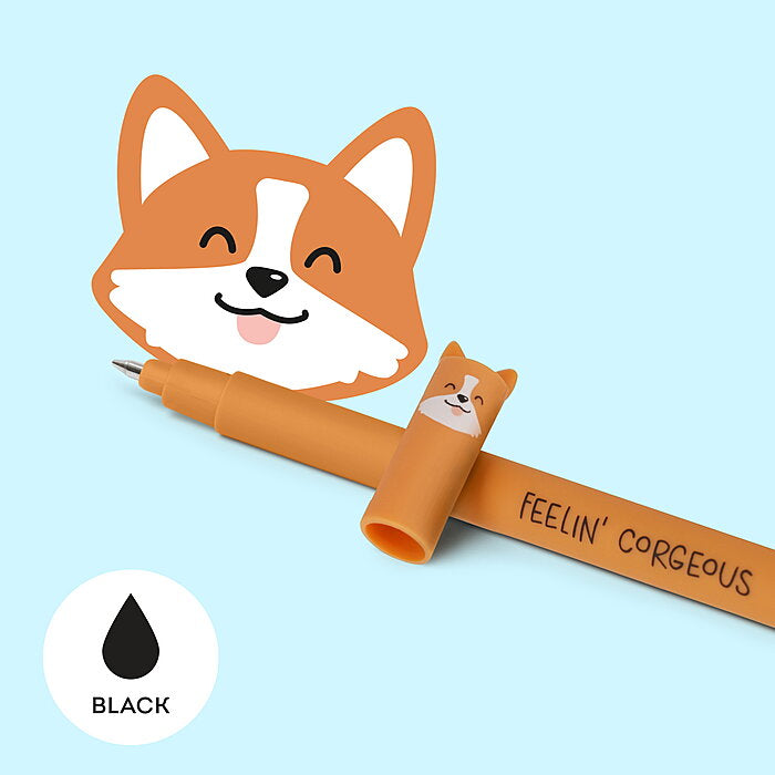 Legami löschbarer Gelstift - Erasable Pen - Corgi