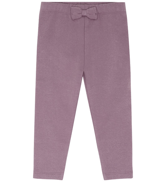 Hust & Claire Leggings Lisa mit Schleifchen am Bund - Plum