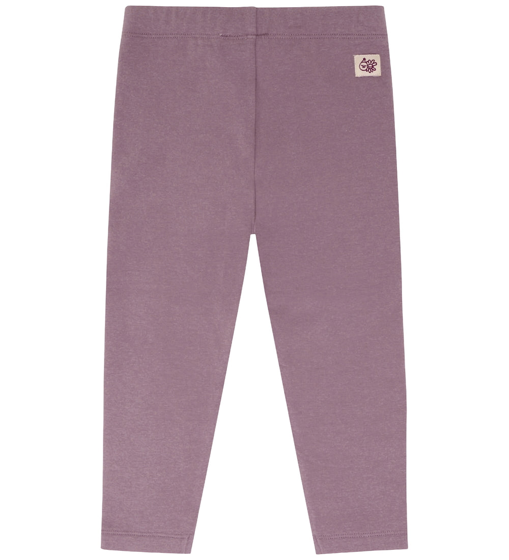 Hust & Claire Leggings Lisa mit Schleifchen am Bund - Plum