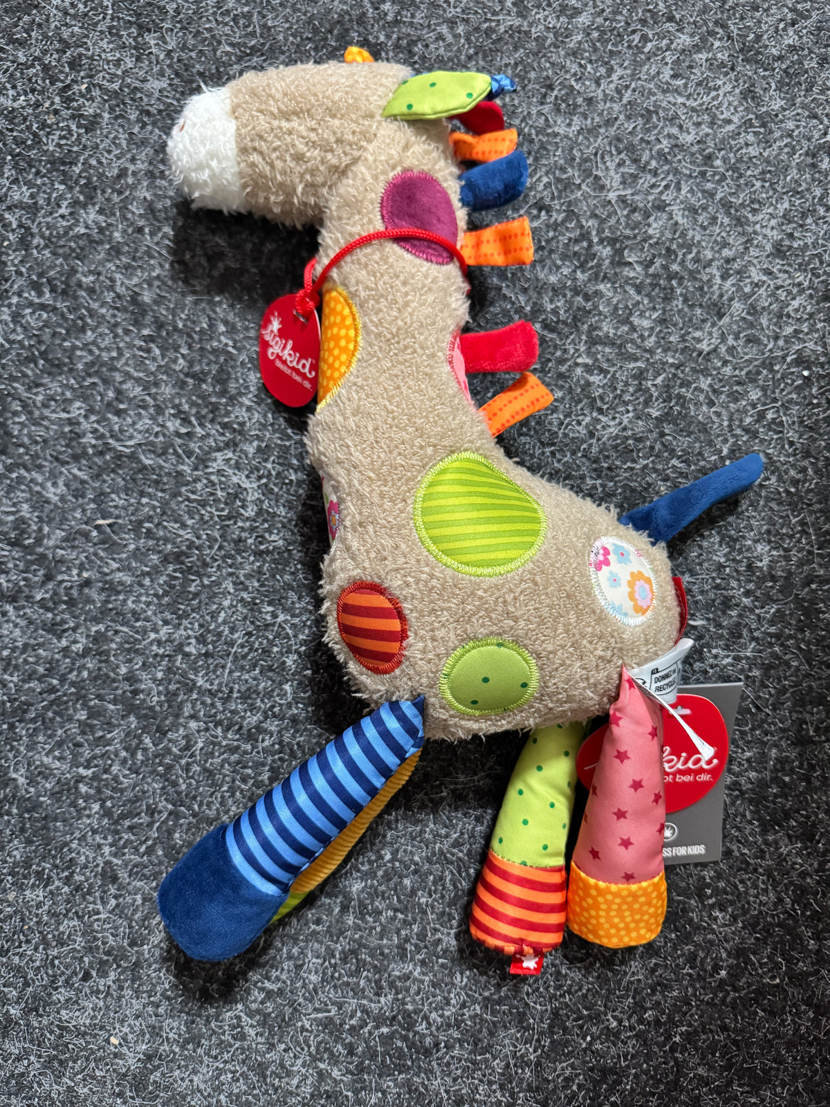 Sigikid Kuscheltier Giraffe, Patchwork