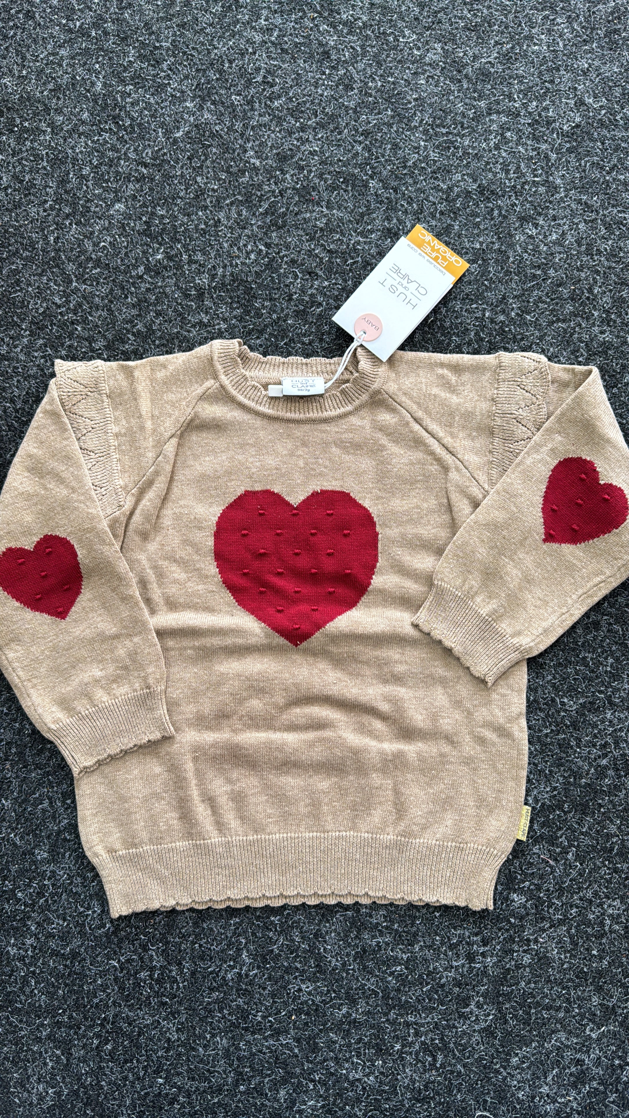 Hust & Claire "Pullover" mit Herz und Rüsche