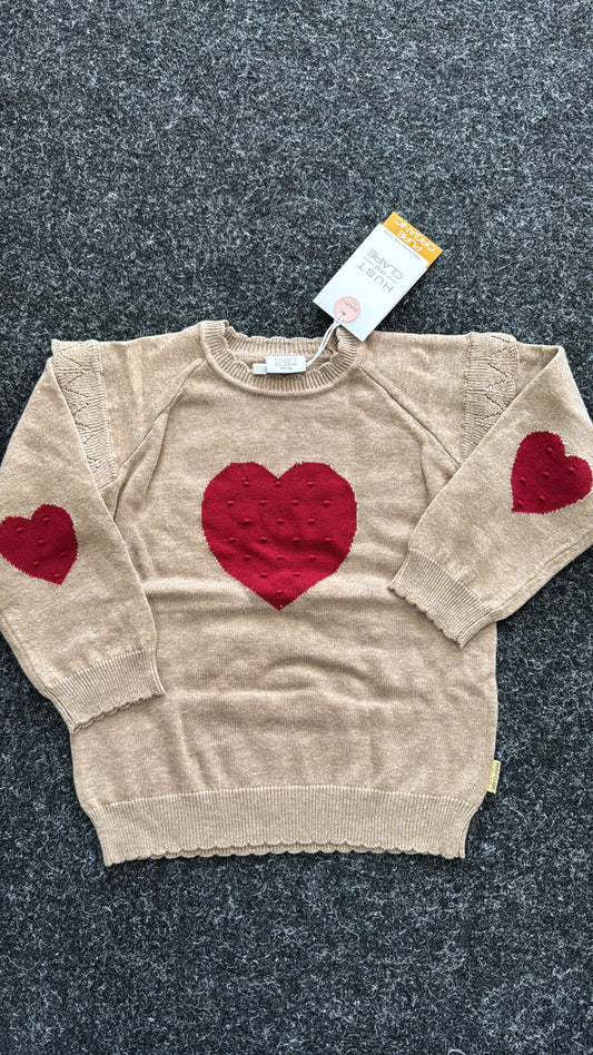 Hust & Claire "Pullover" mit Herz und Rüsche