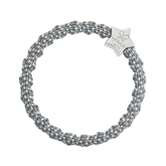 byEloise "Haargummi" Metallic Silber Stern - Ash