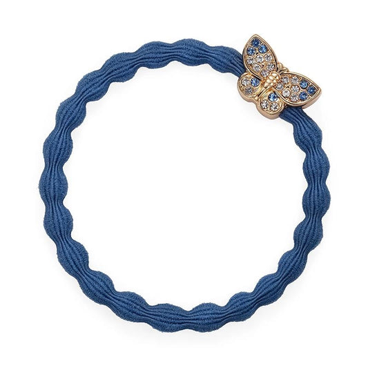 byEloise "Haargummi Schmetterling blau"