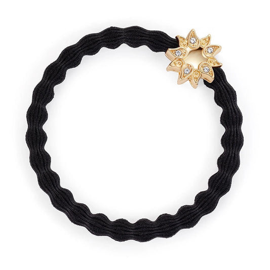 byEloise "Haargummi Diamant Sonne schwarz"