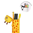 Bild in Galerie-Betrachter laden, 2-in-1-Federmäppchen aus Silikon Kawaii - Giraffe
