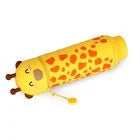 2-in-1-Federmäppchen aus Silikon Kawaii - Giraffe