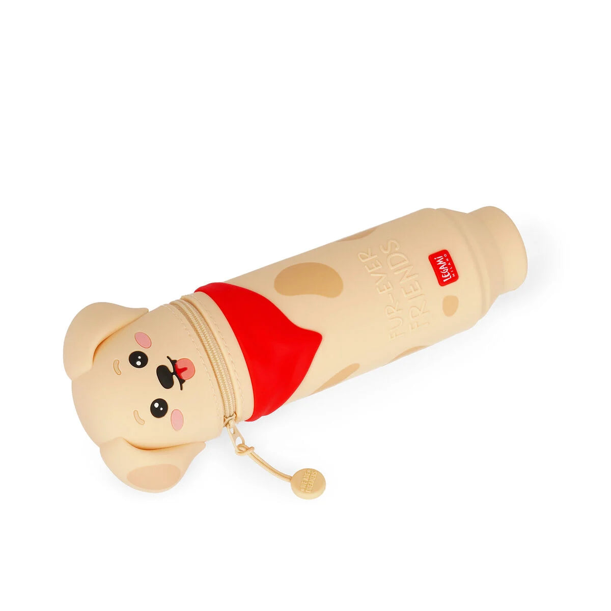 Legami 2-in-1-Federmäppchen aus weichem Silikon - Kawaii - Golden