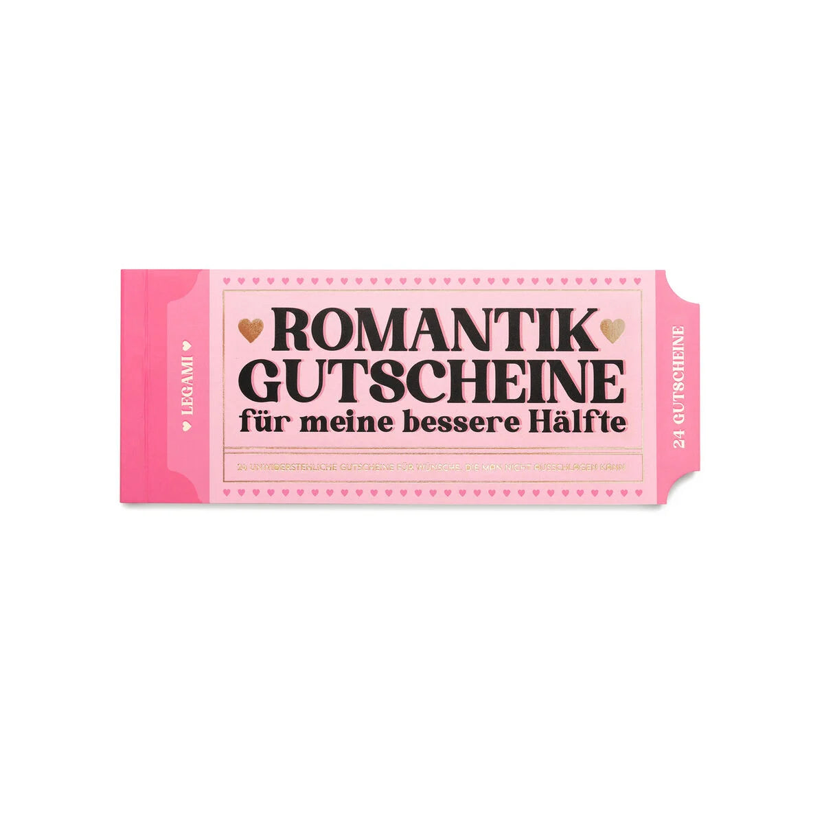 Legami Block mit 24 romantischen Gutscheinen - Deutsch - Gift Vouchers