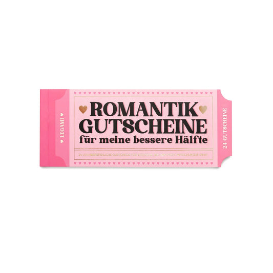 Legami Block mit 24 romantischen Gutscheinen - Deutsch - Gift Vouchers