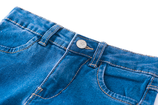 Someone Jeanshose mit ausgestelltem Bein "Lotje Blue Denim"