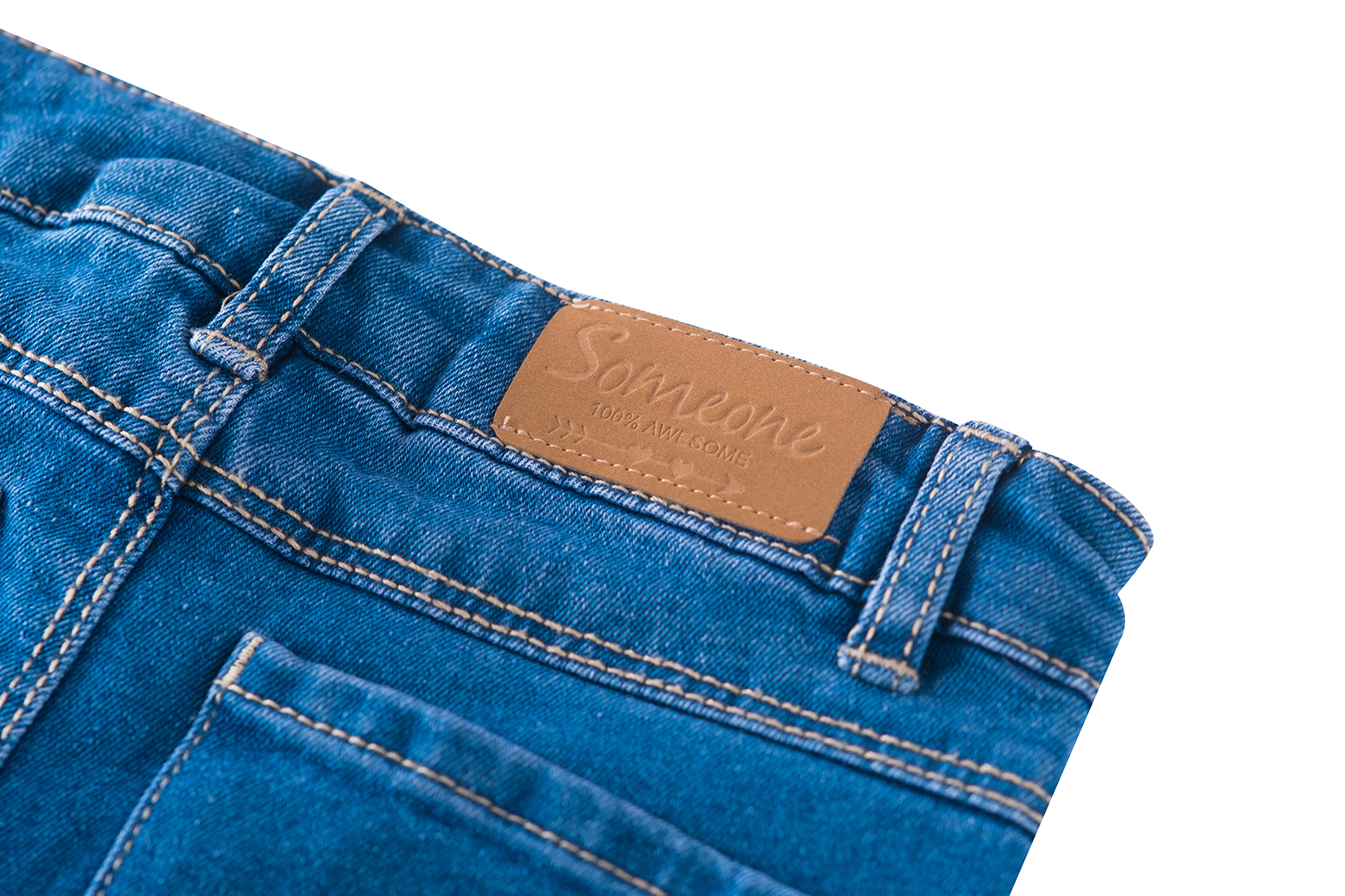 Someone Jeanshose mit ausgestelltem Bein "Lotje Blue Denim"
