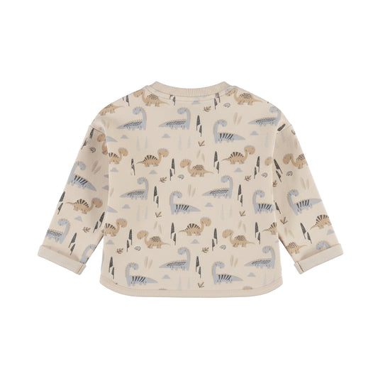 Dirkje Sweatshirt mit aufgesetzter Tasche - Angora