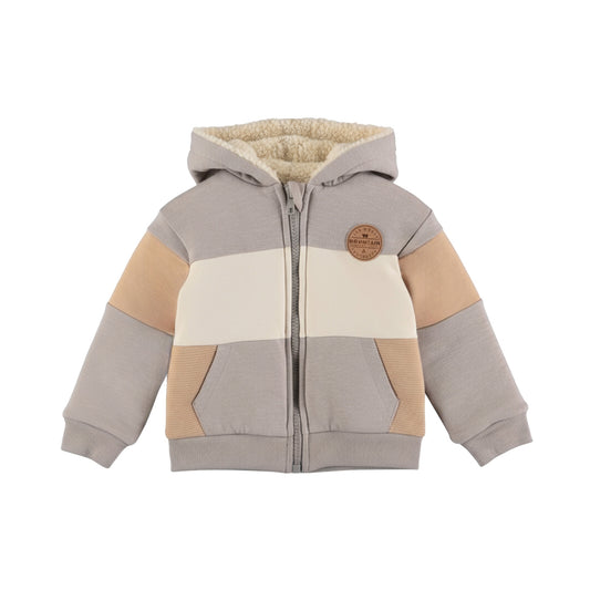 Dirkje gefütterte Sweatjacke - Mourning Dove