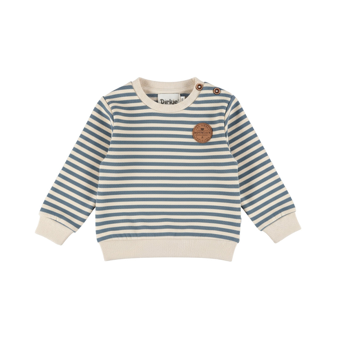 Dirkje Sweatshirt, gestreift - Ocean Mist