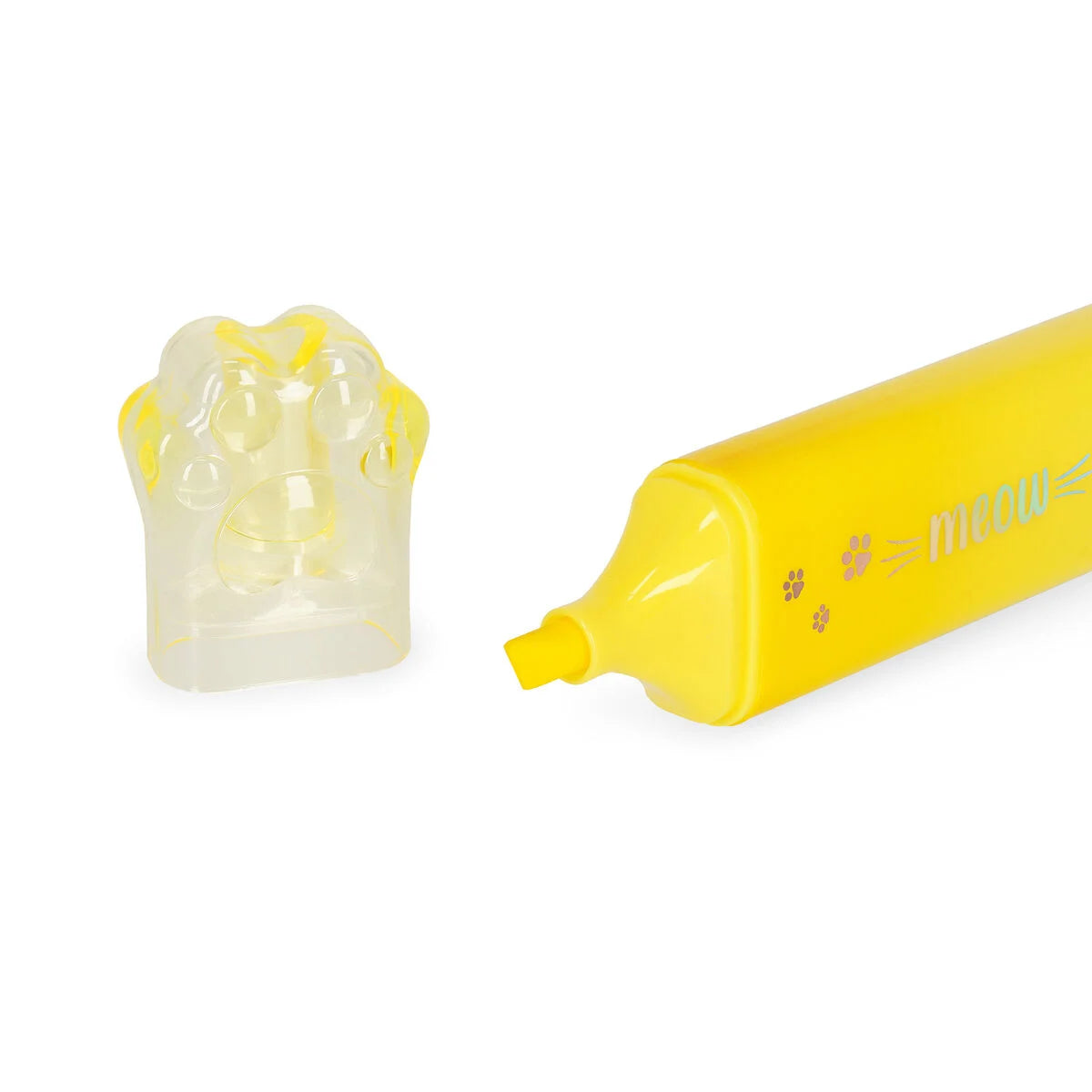 Legami Textmarker Meow - Yellow