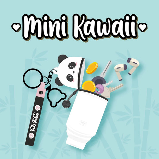 Legami Münztasche mit Schlüsselanhänger Panda - Mini Kawaii
