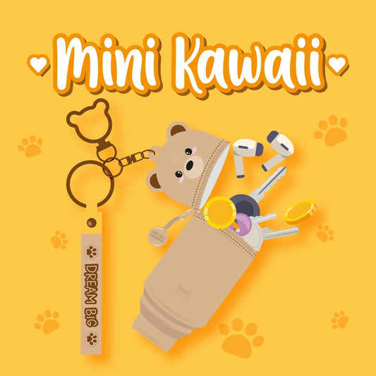 Legami Münztasche mit Schlüsselanhänger Teddy Bear - Mini Kawaii