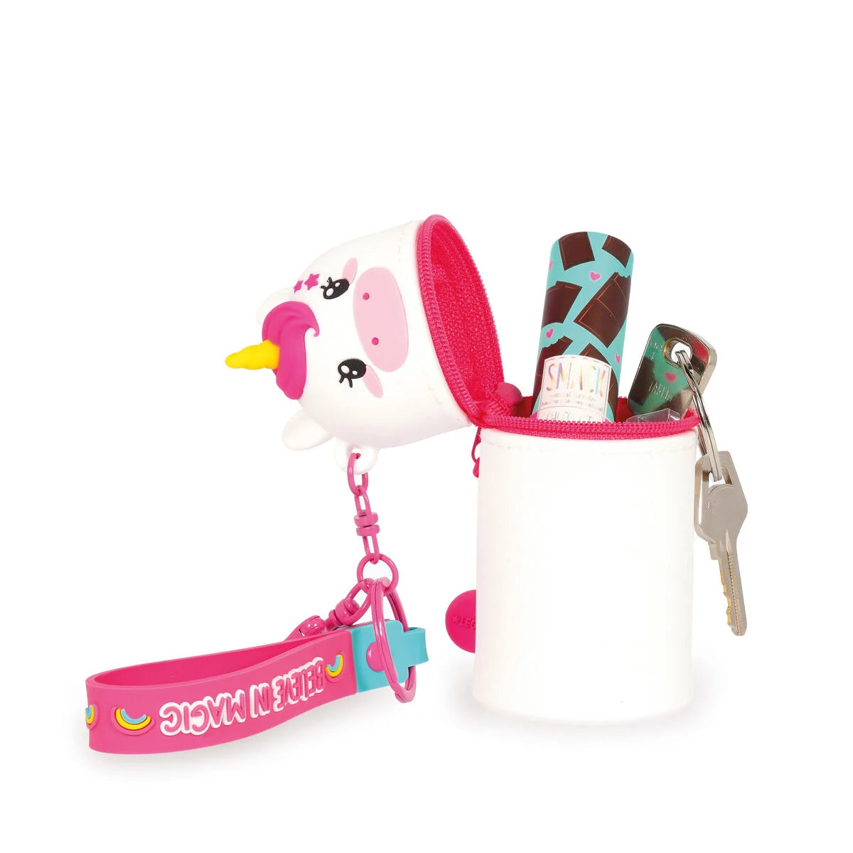 Legami Münztasche mit Schlüsselanhänger Unicorn - Mini Kawaii