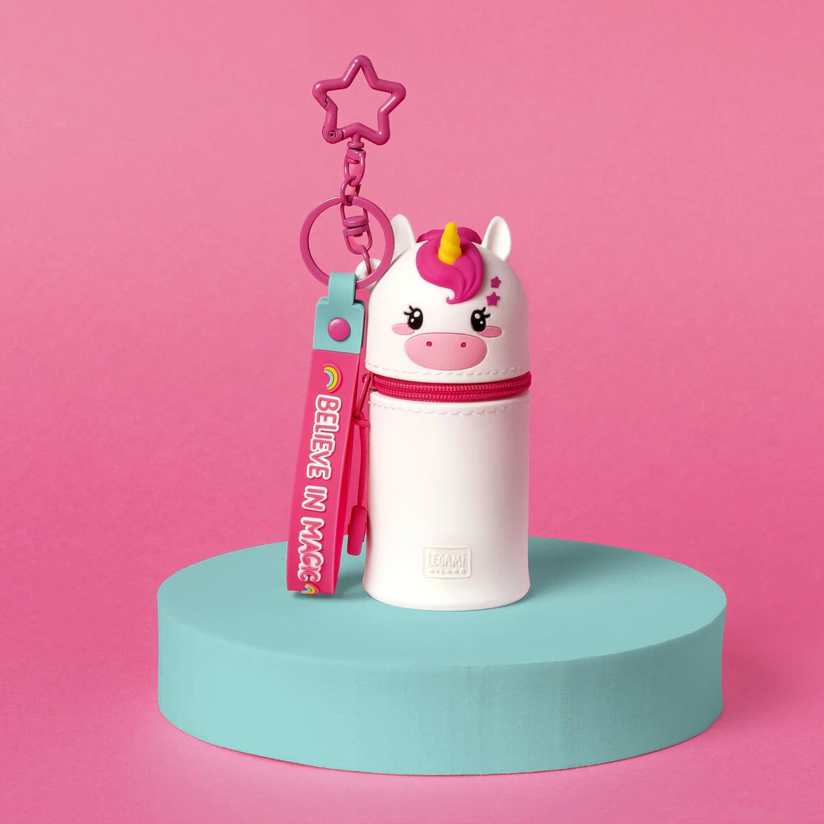 Legami Münztasche mit Schlüsselanhänger Unicorn - Mini Kawaii