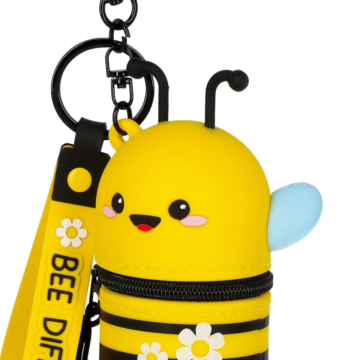 Legami Münztasche mit Schlüsselanhänger Bee - Mini Kawaii