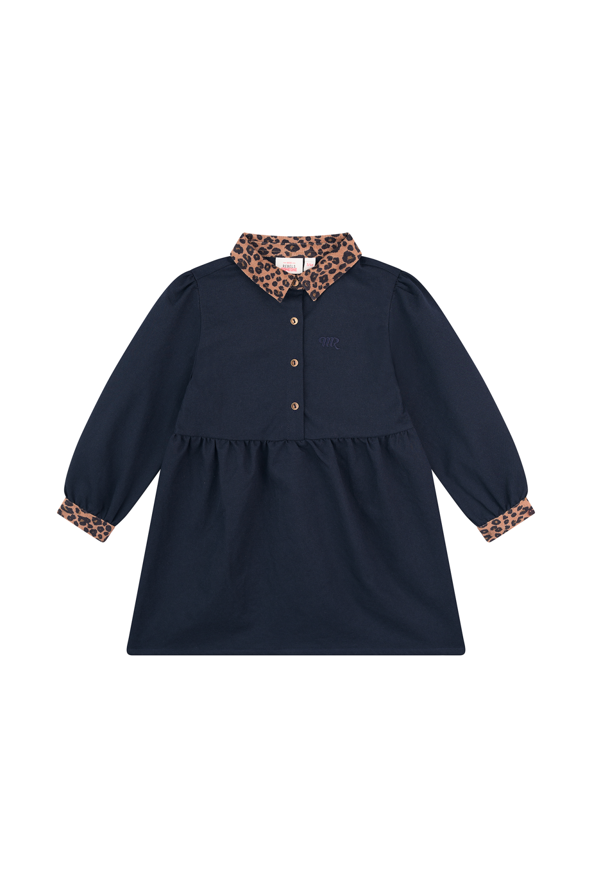Mini Rebels Kleid mit Leo - Dark Blue