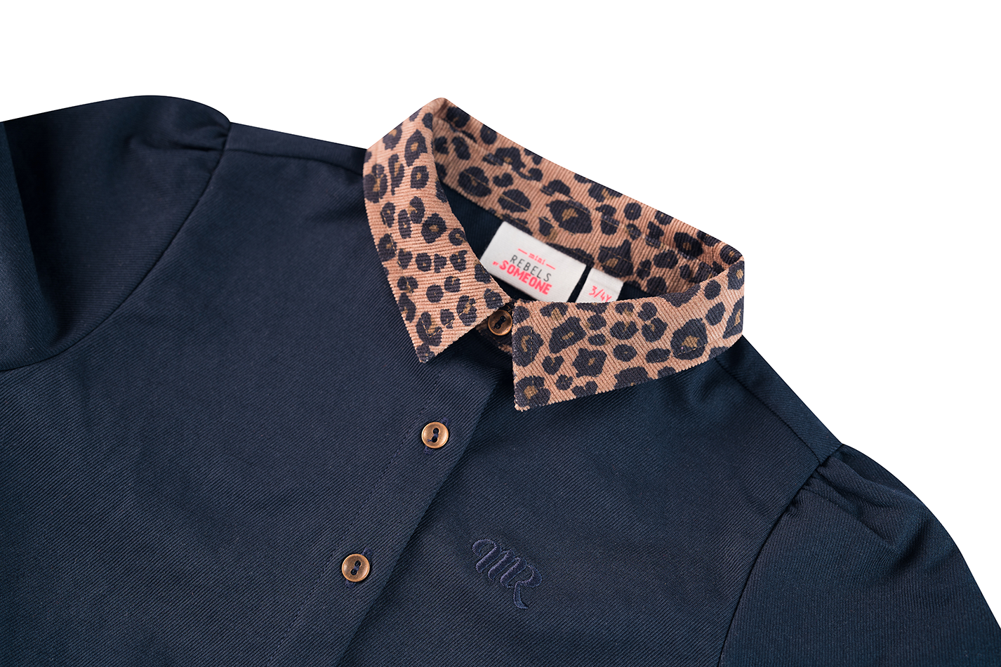 Mini Rebels Kleid mit Leo - Dark Blue