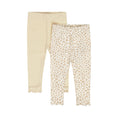 Bild in Galerie-Betrachter laden, Dirkje Leggings im Leo Look, Doppelpack - Off White
