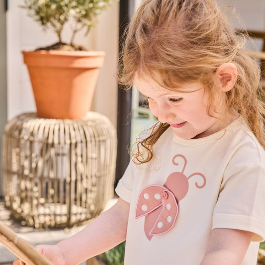 Dirkje Set, T-Shirt und Leggings - Off White