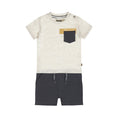 Bild in Galerie-Betrachter laden, Dirkje Set, T-Shirt und Shorts - Off White
