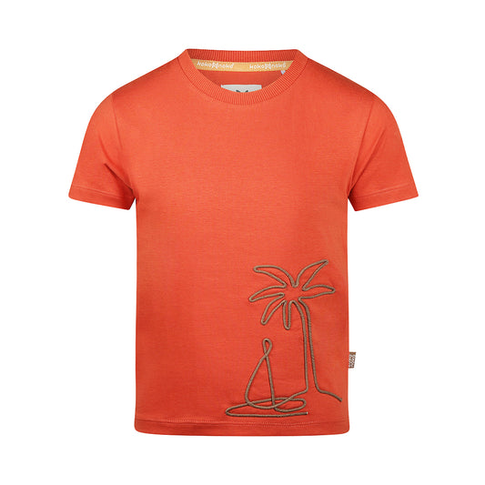 Koko Noko T-shirt mit Stickerei - Brique