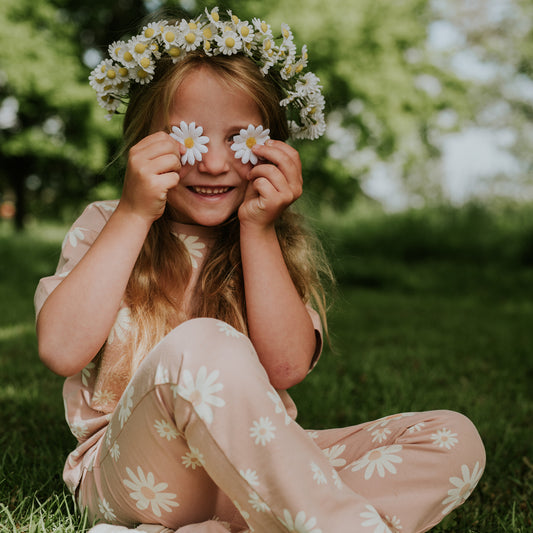 Koko Noko Leggings mit allover Druck - Smokey Pink