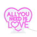Bild in Galerie-Betrachter laden, Legami LED-Lampe mit Neoneffekt - All You Need is Love - It’s a Sign
