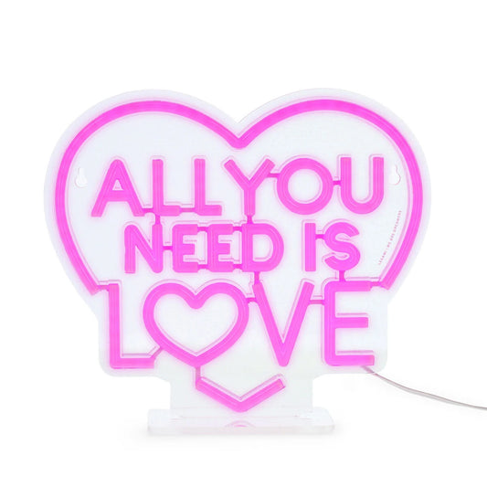 Legami LED-Lampe mit Neoneffekt - All You Need is Love - It’s a Sign