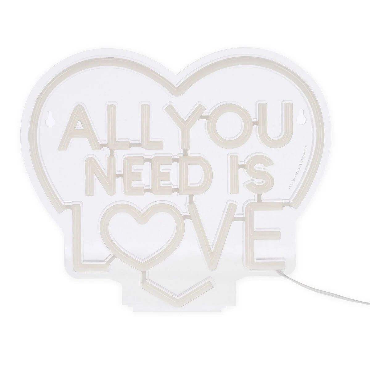 Legami LED-Lampe mit Neoneffekt - All You Need is Love - It’s a Sign