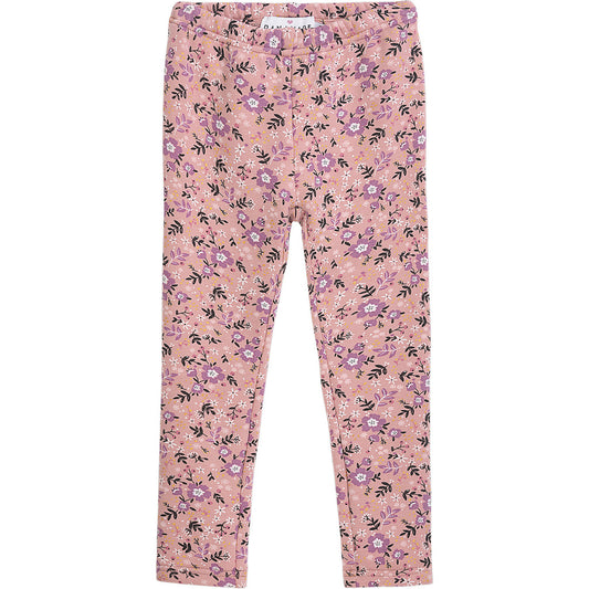 Danamade "Thermo-Leggings" Blümchenmuster Dusty Rose