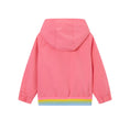 Bild in Galerie-Betrachter laden, Someone "Regenjacke" im Regenbogenstil mit Gummibündchen - Bright Coral
