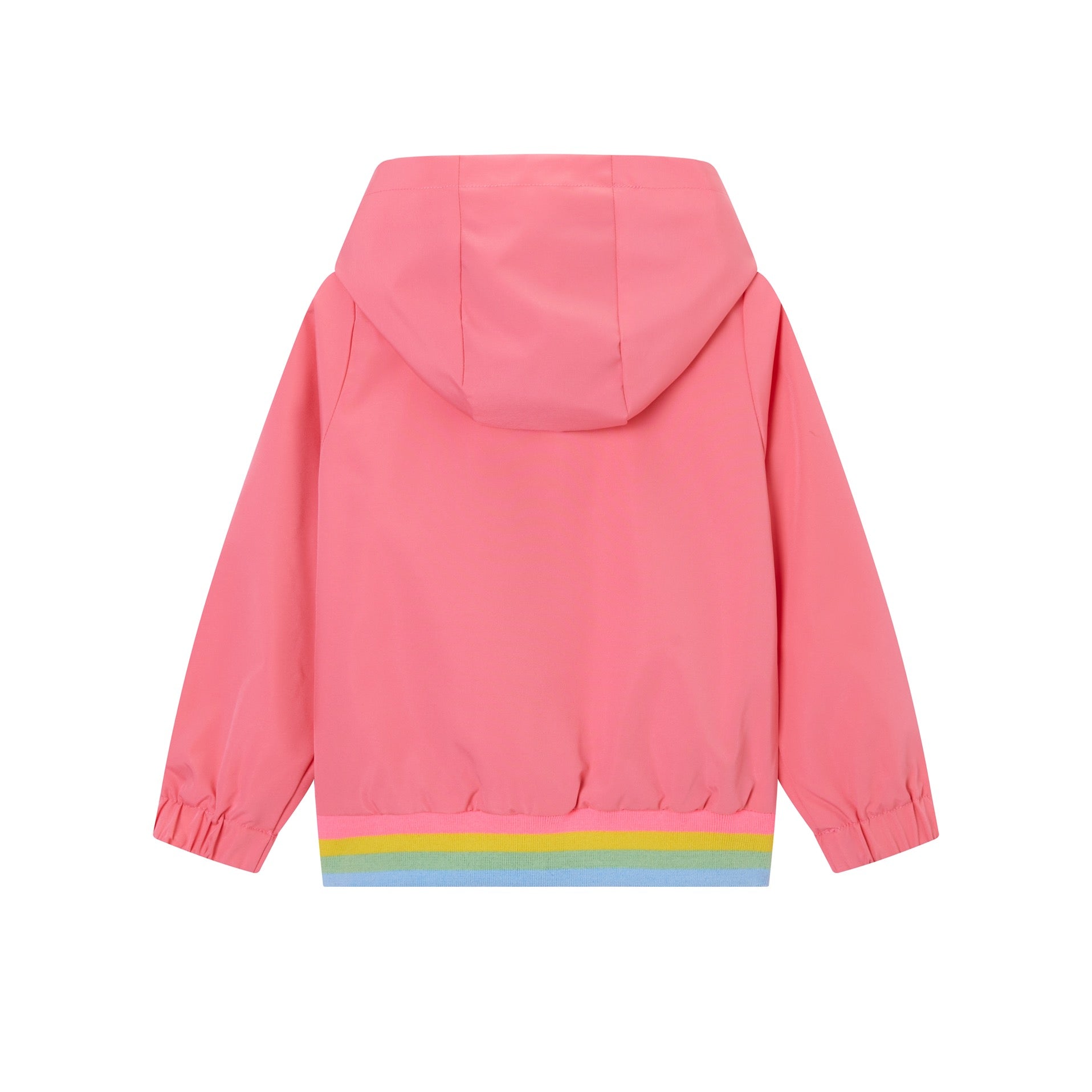 Someone "Regenjacke" im Regenbogenstil mit Gummibündchen - Bright Coral