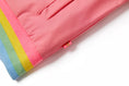 Bild in Galerie-Betrachter laden, Someone "Regenjacke" im Regenbogenstil mit Gummibündchen - Bright Coral
