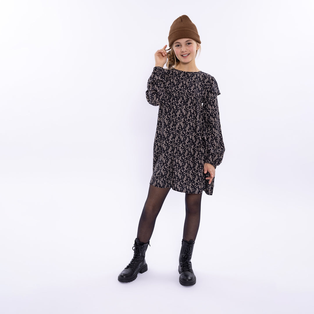No Way Monday "Kleid" mit Blümchen - Black